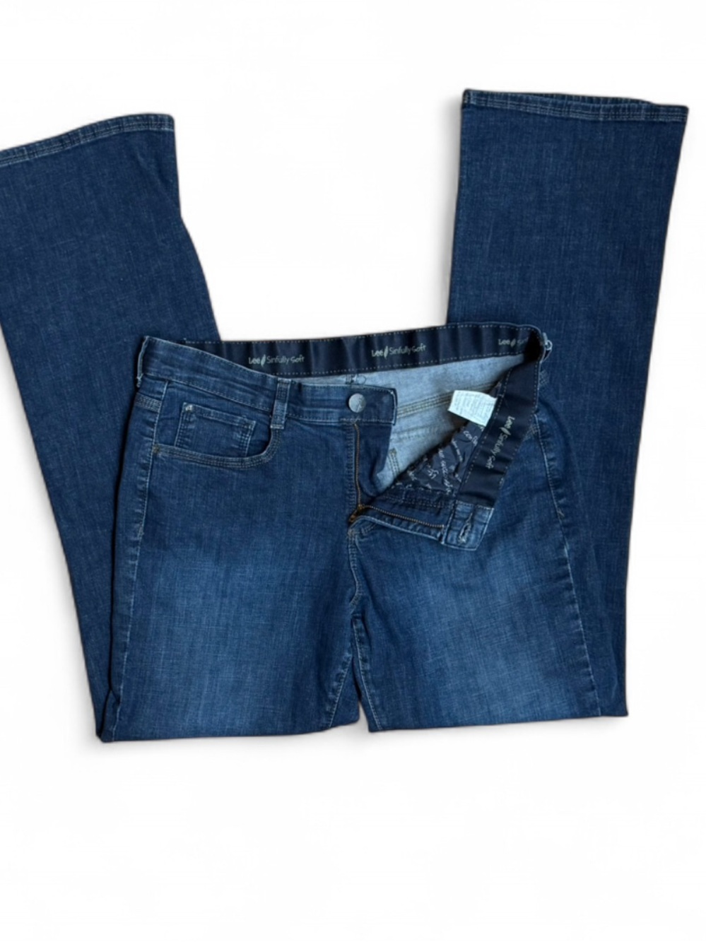 Lee Sinfully Soft Bootcut Jeans, Size Medium - Picture 3 of 7